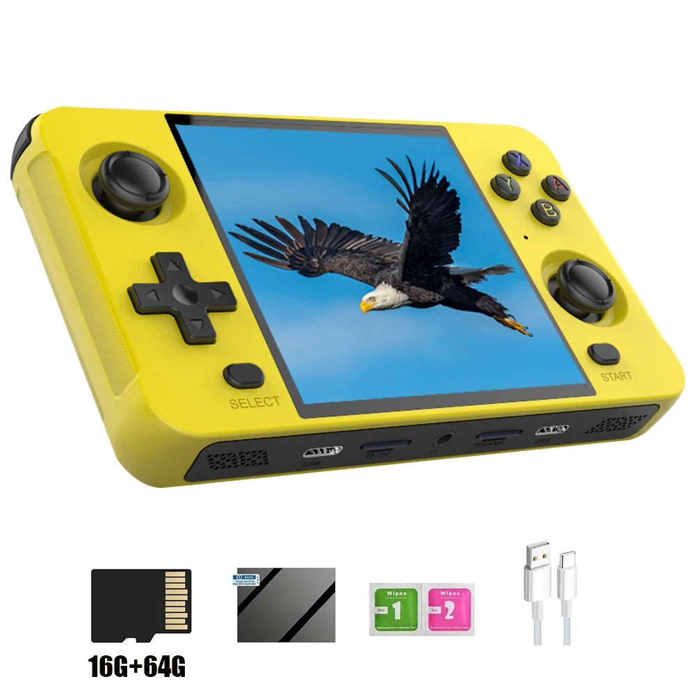 R40S Retro Handheld Video Game Console Yellow