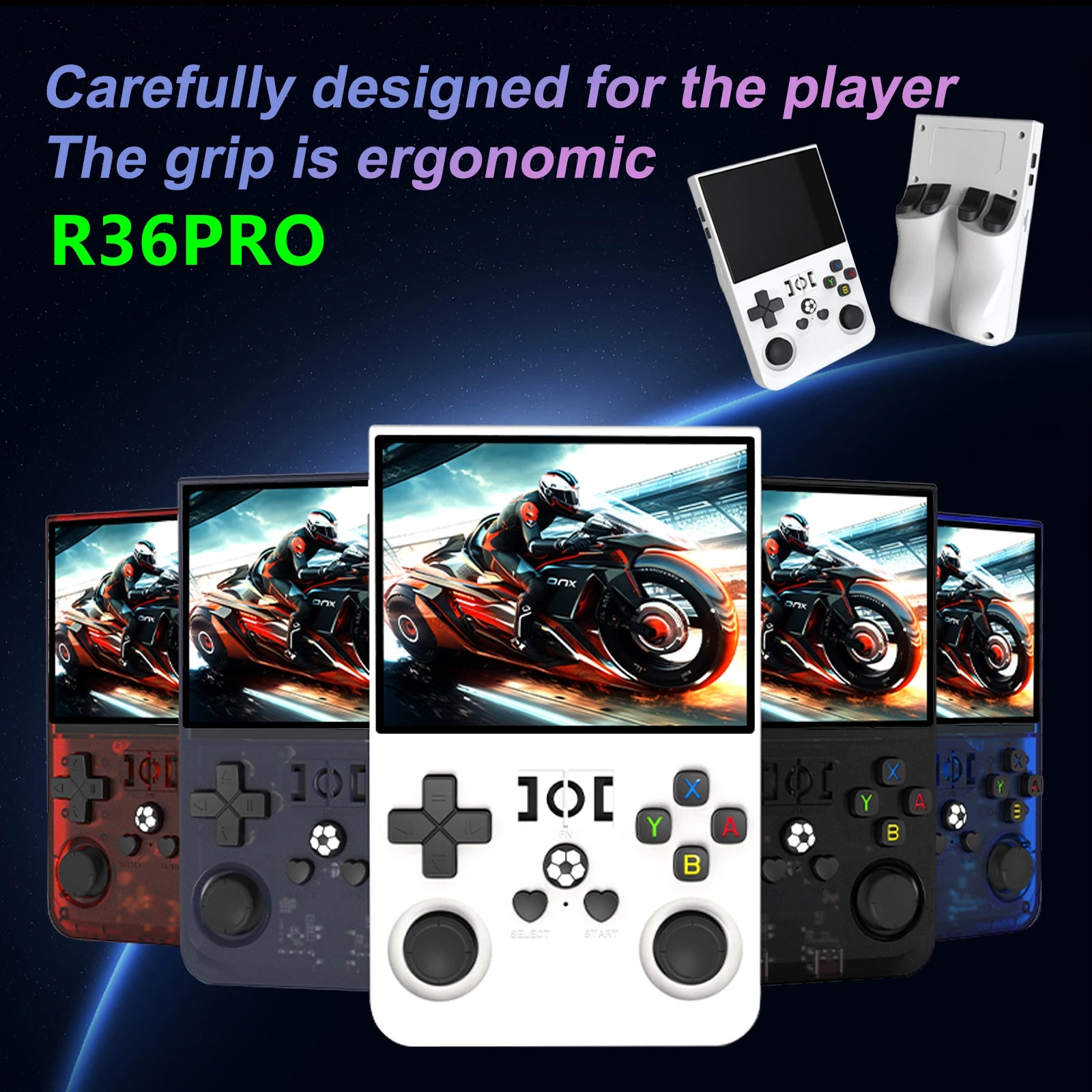 R36PRO Retro Handheld Video Game Console